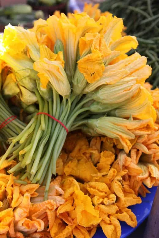 Fried Stuffed Squash Blossoms