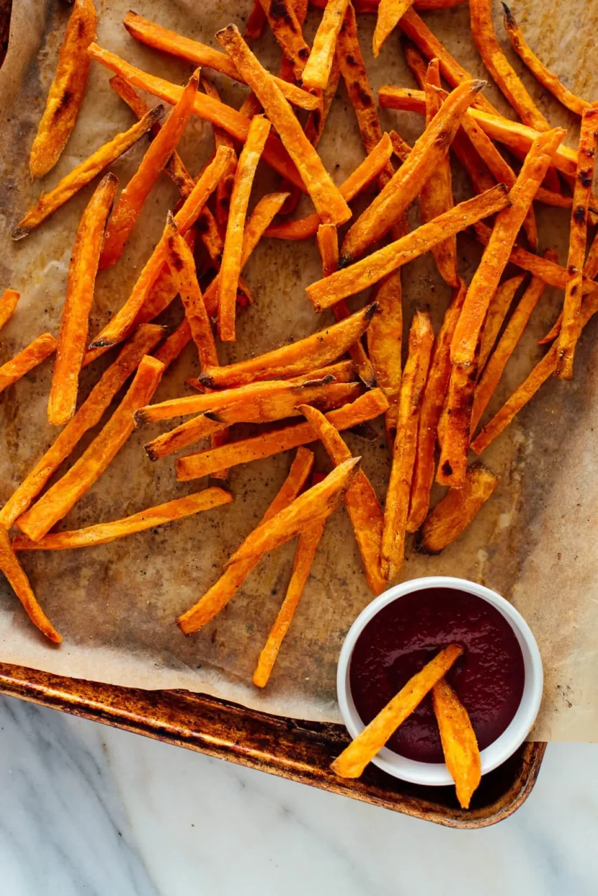 Fried Sweet Potatoes Or Yams