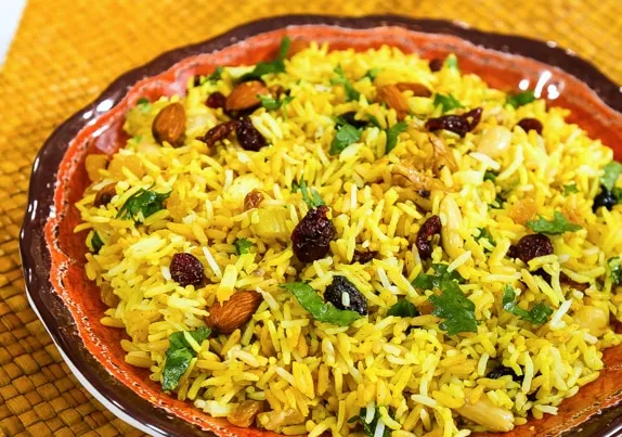 Fruit And Nut Rice Pilaf