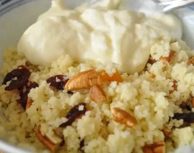 Fruit And Yogurt Breakfast Couscous