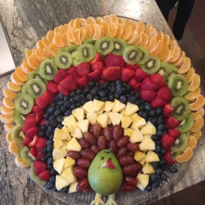 Fruit Gobbler Turkey Centerpiece