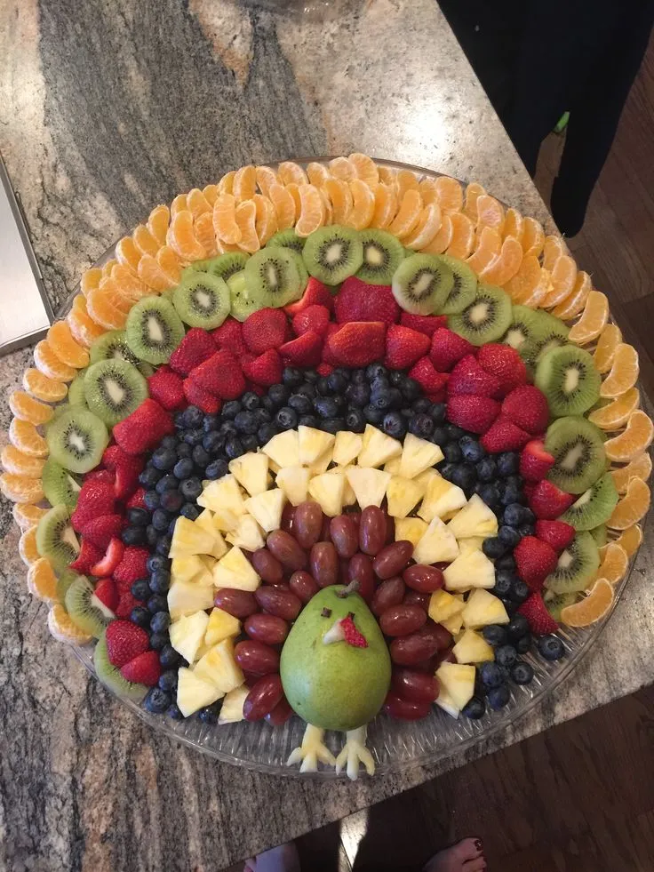 Fruit Gobbler Turkey Centerpiece