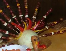 Fruit Gobbler Turkey Centerpiece