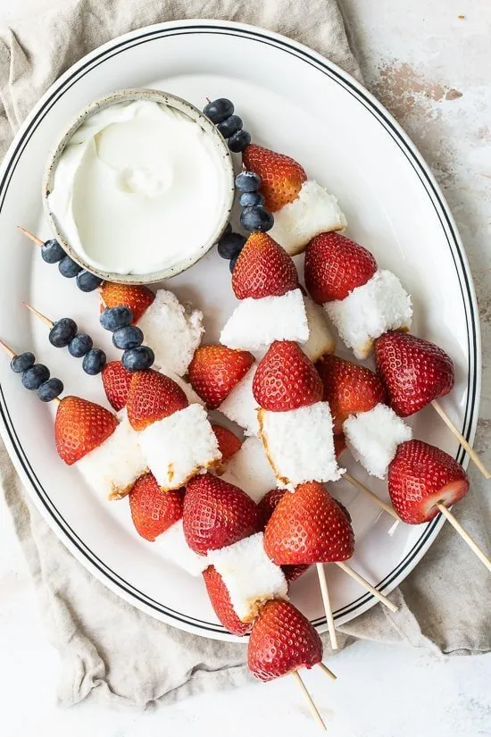 Fruit Kabobs With Dip