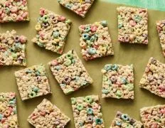 Fruit Loop Rice Krispies Treats