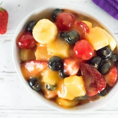 Fruit Salad Pudding