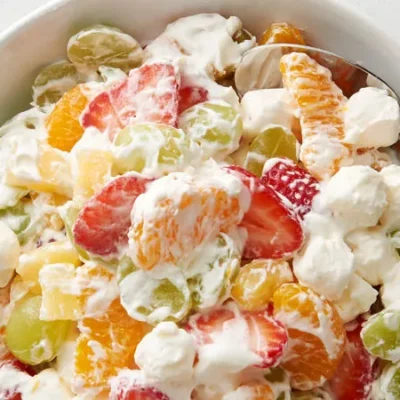 Fruit Salad With Pudding