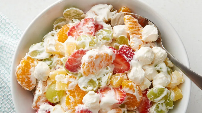 Fruit Salad With Pudding