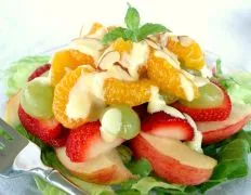 Fruit Salad With Sweet Orange Cream