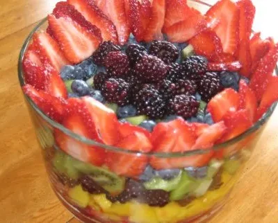 Fruit Salad With Vanilla Bean Syrup