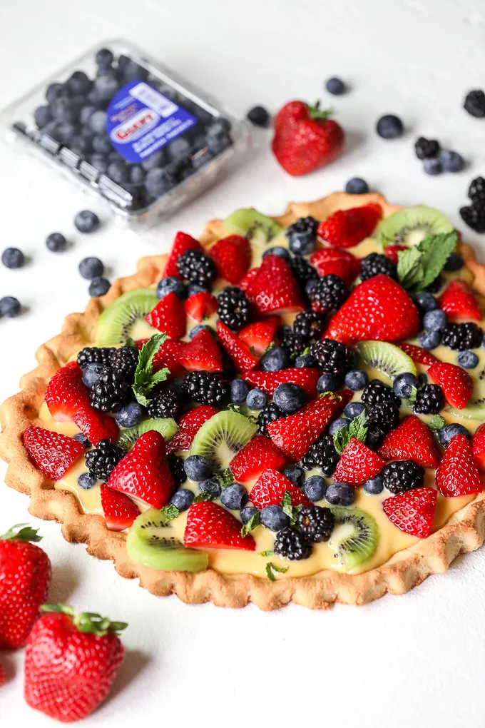 Fruit Tartlets With Lemon Curd