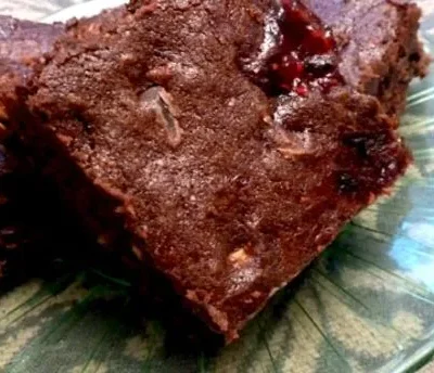 Fudge Raspberry Brownies