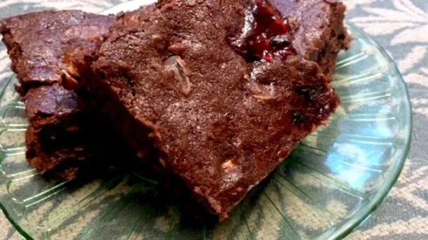 Fudge Raspberry Brownies