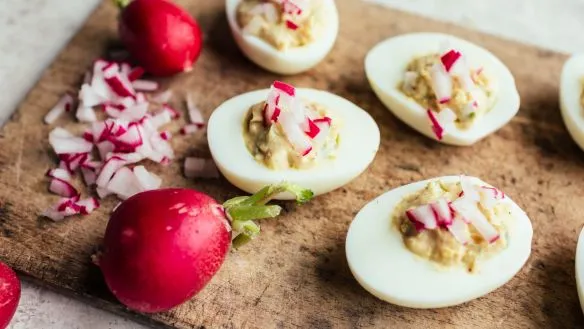 Garam Masala Deviled Eggs