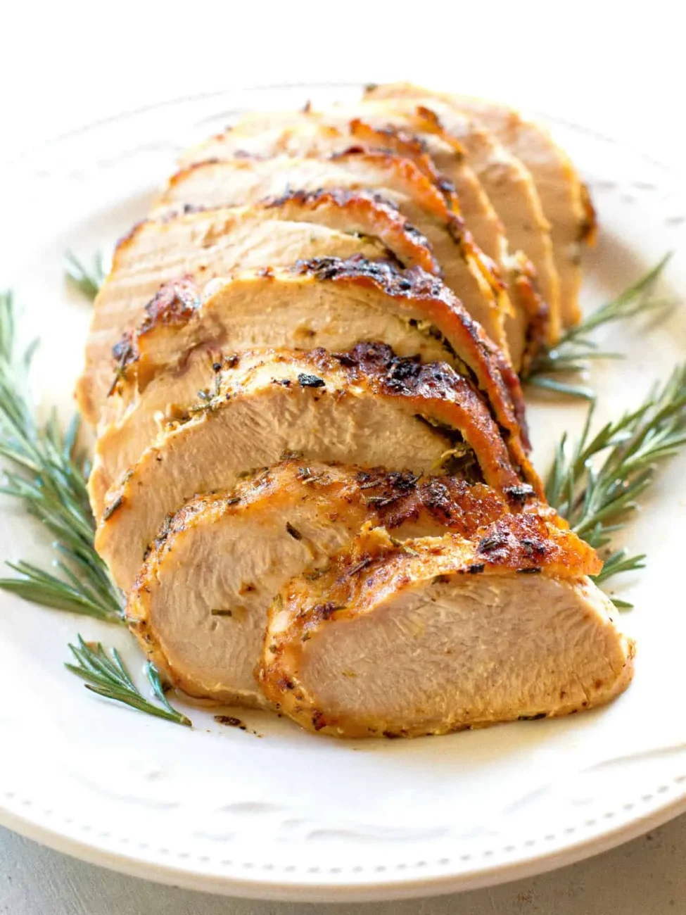 Garlic And Rosemary Roasted Turkey