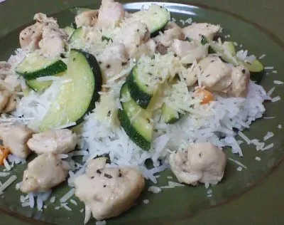 Garlic Chicken Zucchini Stir Fry