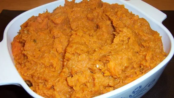 Garlic Coconut Mashed Yams – Sweet Potatoes