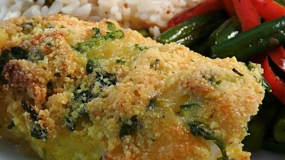 Garlic-Crusted Cod Fish