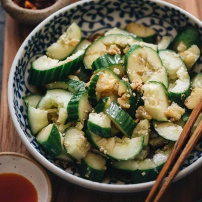 Garlic Cucumber Salad