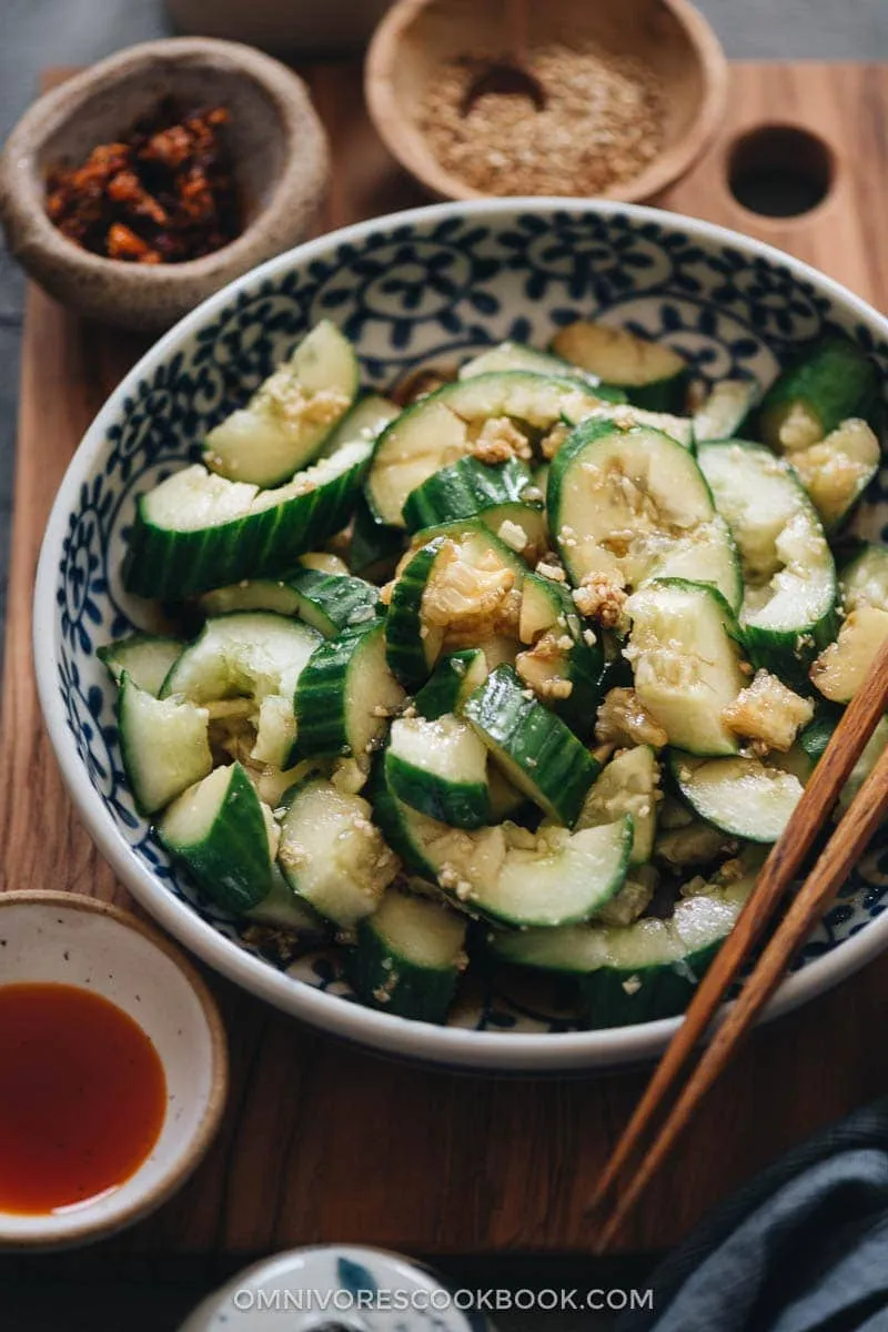 Garlic Cucumber Salad