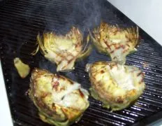 Garlic Grilled Artichokes