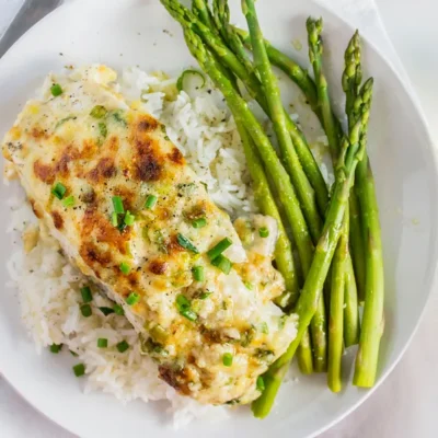 Garlic Halibut