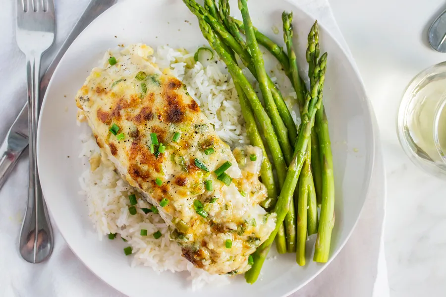 Garlic Halibut