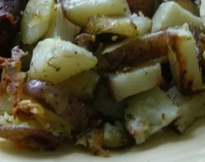 Garlic Herbed Roasted Red Skin Potatoes