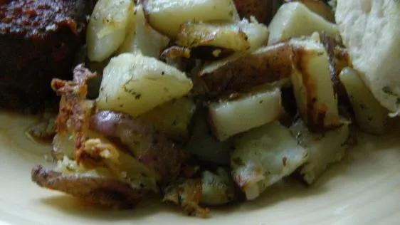 Garlic Herbed Roasted Red Skin Potatoes