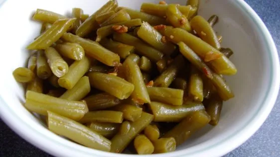 Garlic-Infused Crispy Green Beans by Teresa