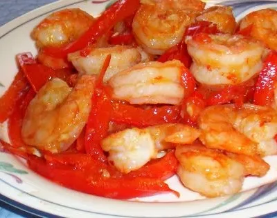 Garlic-Infused Spicy Shrimp Delight