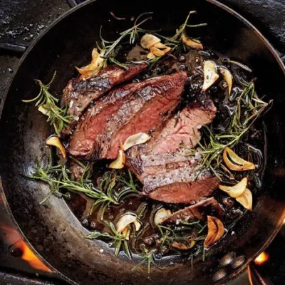 Garlic-Infused Steak  La St. Anselm: A Flavorful Recipe