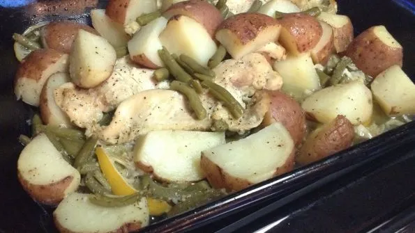 Garlic & Lemon Chicken With Green Beans