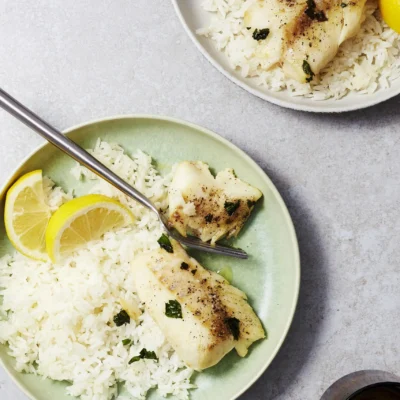 Garlic Lemon Oven Baked Fish
