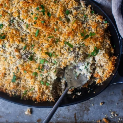 Garlic Mushroom Casserole