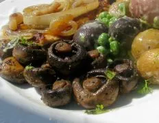 Garlic Mushrooms With Basil