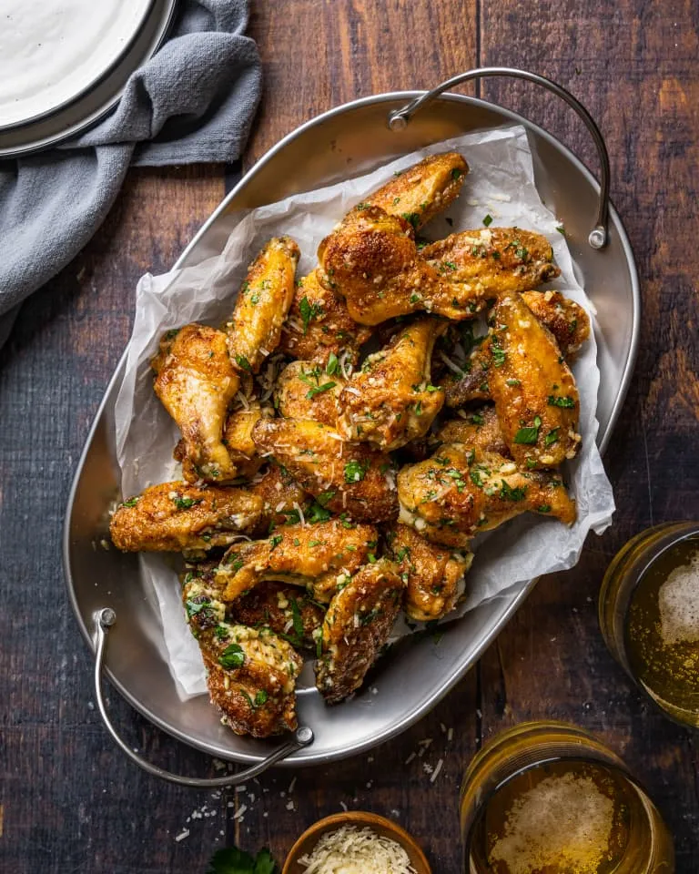 Garlic Parmesan Chicken Wings