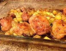 Garlic Roasted Chicken With Maple Glaze