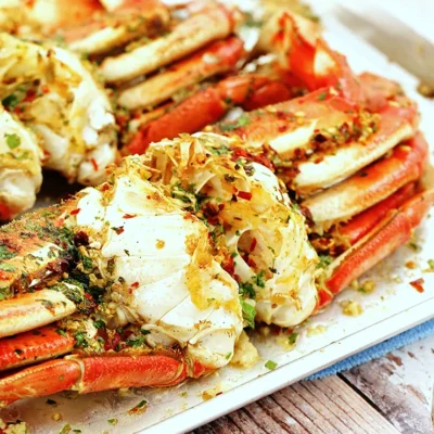 Garlic Roasted Crab