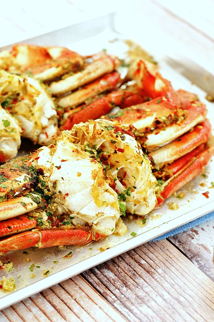 Garlic Roasted Crab