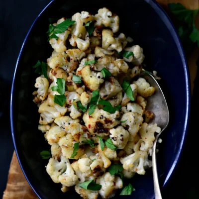 Garlic Sauteed Cauliflower