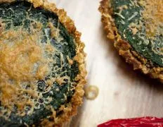 Garlic Sesame Crusted Spinach Tart Recipe