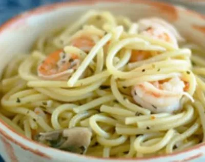 Garlic Shrimp Pasta