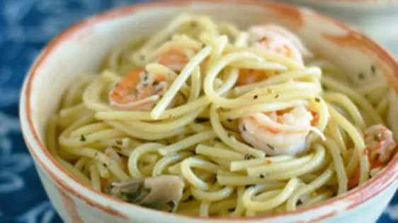 Garlic Shrimp Pasta