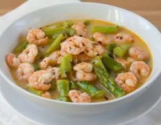 Garlic Shrimp With Asparagus