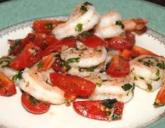 Garlic Shrimp With Basil &Amp; Tomatoes