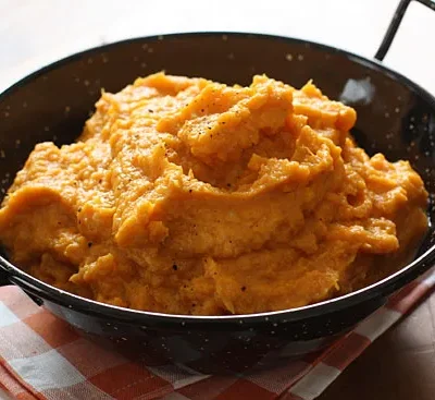 Garlic Sweet Potato Mash