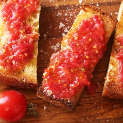 Garlic Tomatoes For The Tapas Bar