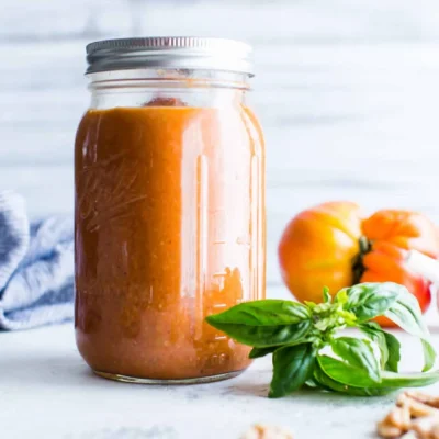 Garlic Tomatoes With Herbs And A Hint Of Walnuts