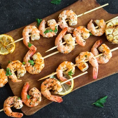 Garlic White Pepper Prawns